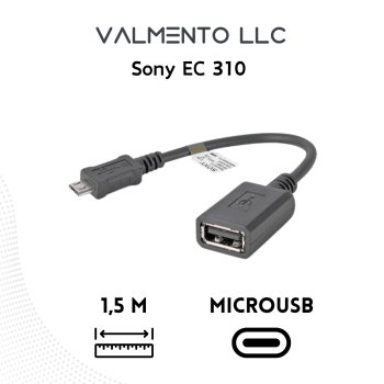Sony EC 310 – USB-A auf Micro-USB Kabel – 1,5 m